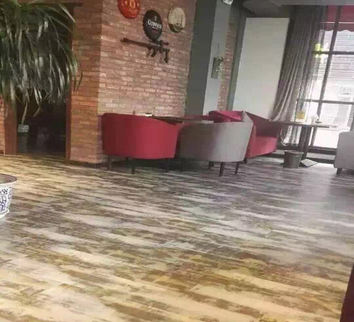 咖啡店地板效果图
